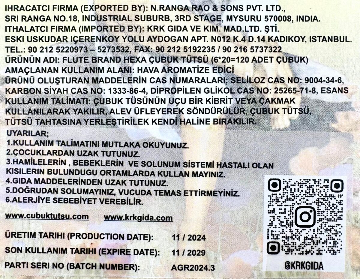 FLUTE ÇUBUK TÜTSÜ SAI BABA - Görsel 2