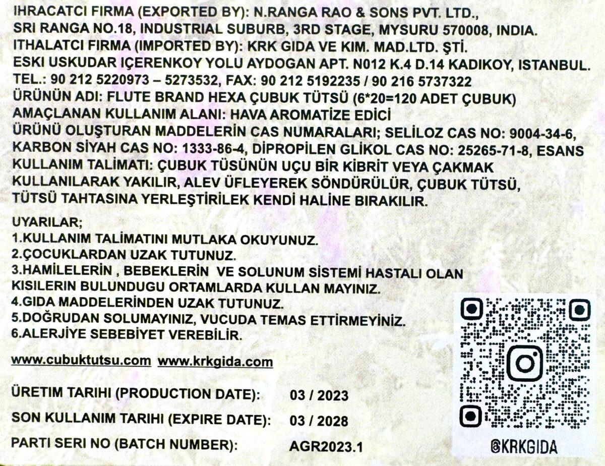 FLUTE ÇUBUK TÜTSÜ SEVEN HERBS - Görsel 2