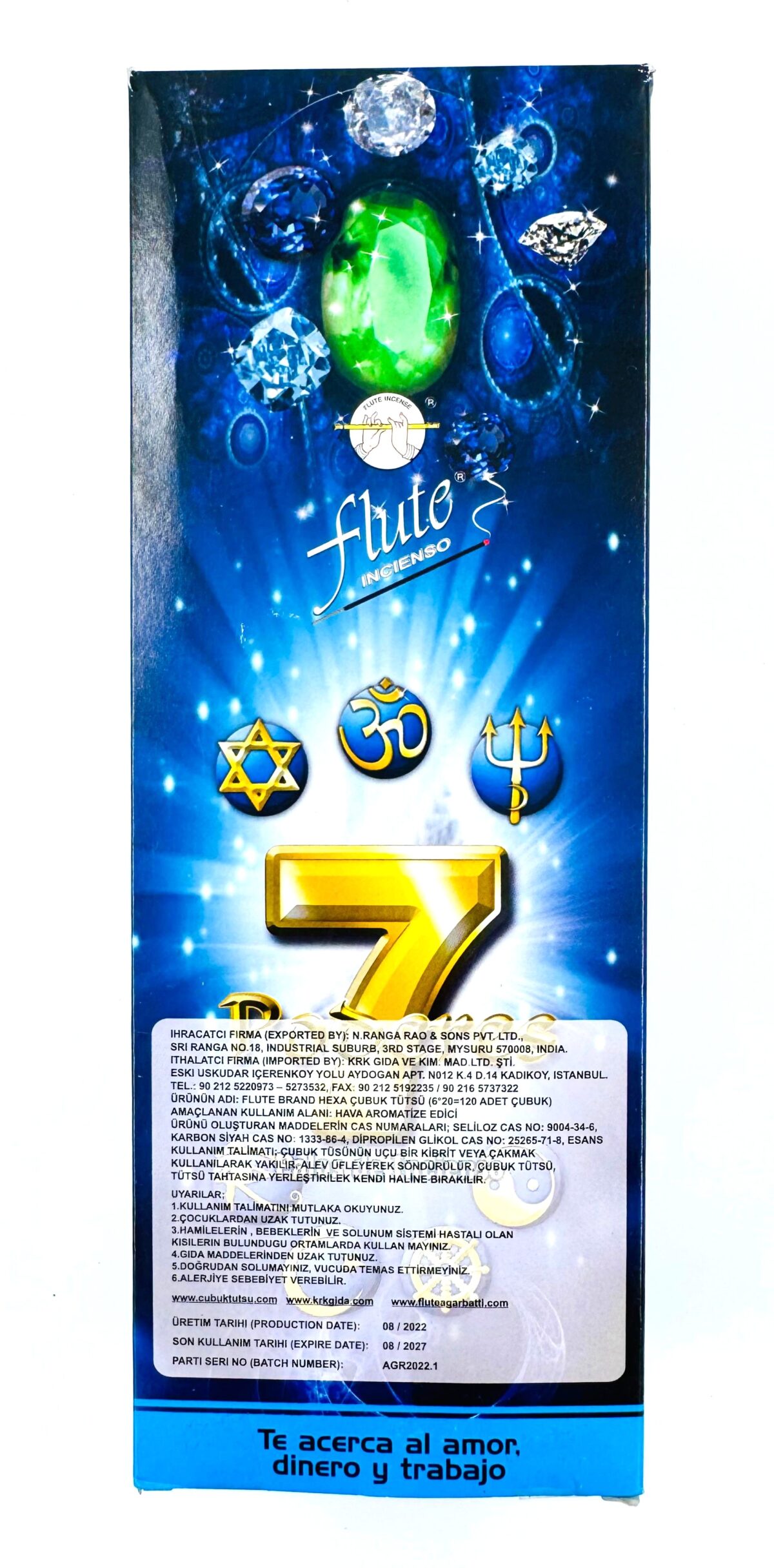 FLUTE ÇUBUK TÜTSÜ SEVEN POWERS - Görsel 2