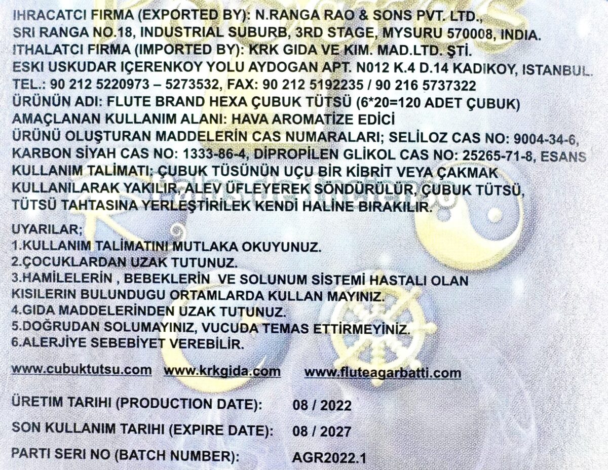 FLUTE ÇUBUK TÜTSÜ SEVEN POWERS - Görsel 3