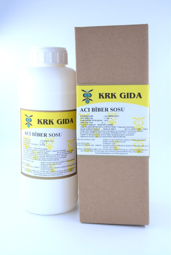 KRK GIDA ACI BİBER YAĞI SU BAZLI