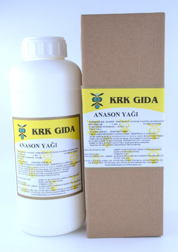 KRK GIDA ANASON SABİT YAĞI