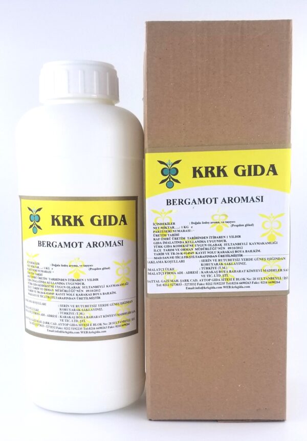 KRK GIDA BERGAMOT AROMASI