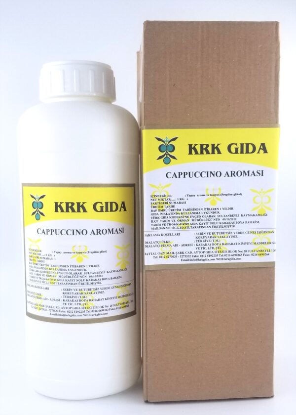 KRK GIDA CAPPUCHİNO AROMASI