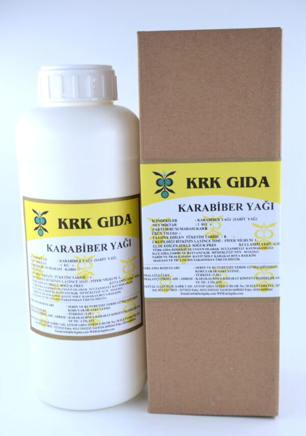 KRK GIDA KARABİBER YAĞI