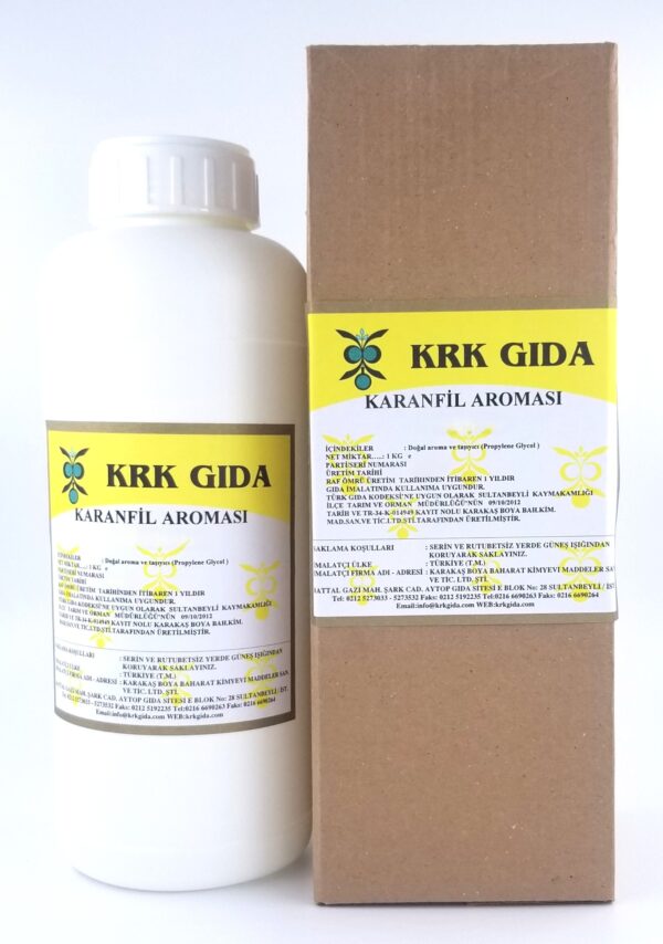 KRK GIDA KARANFİL AROMASI