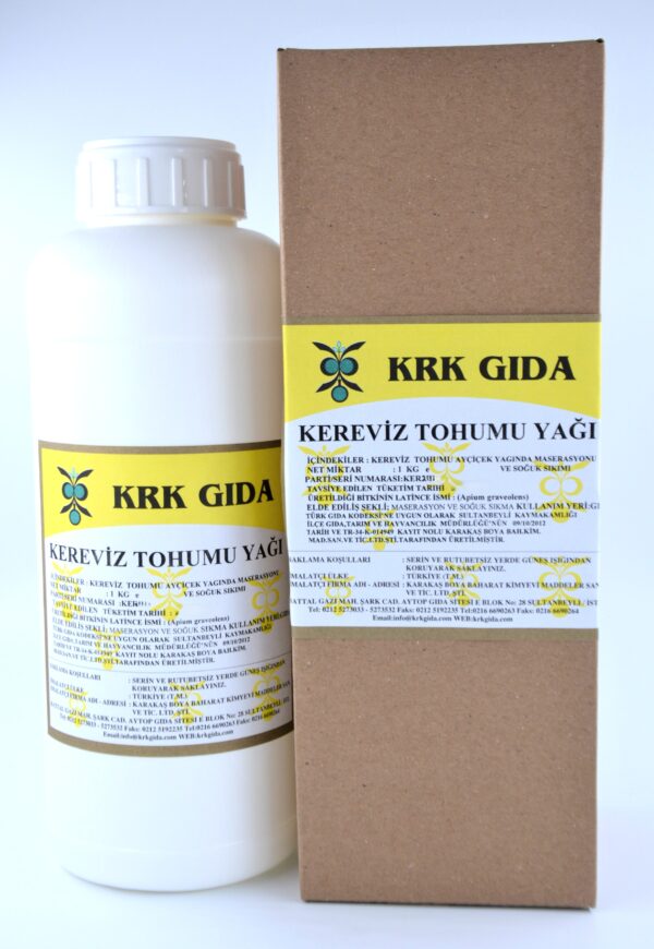 KRK GIDA KEREVİZ TOHUMU YAĞI