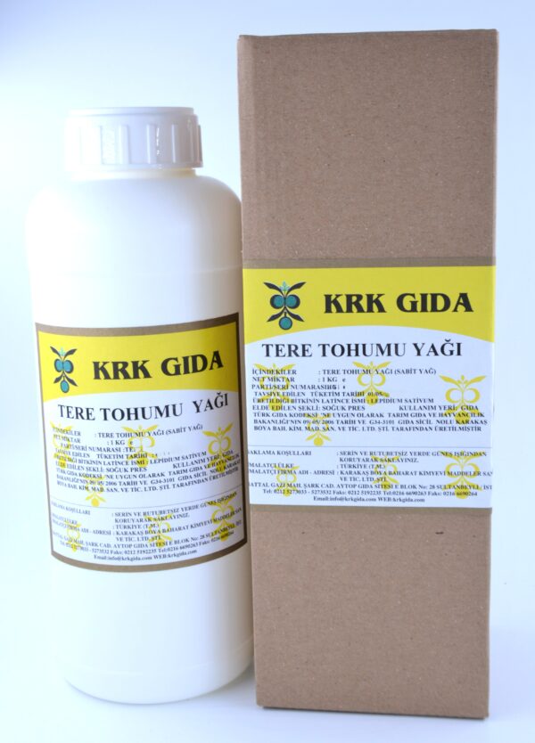 KRK GIDA TERE TOHUMU YAĞI