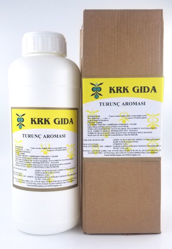 KRK GIDA TURUNÇ AROMASI (NEROLİ)