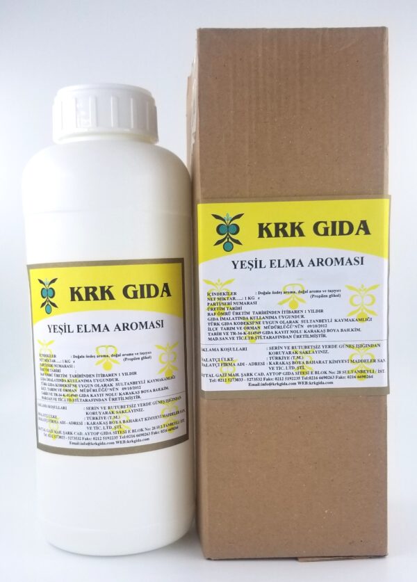 KRK GIDA YEŞİL ELMA AROMASI