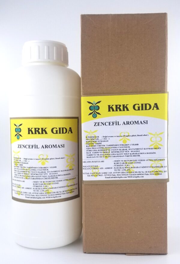 KRK GIDA ZENCEFİL AROMASI