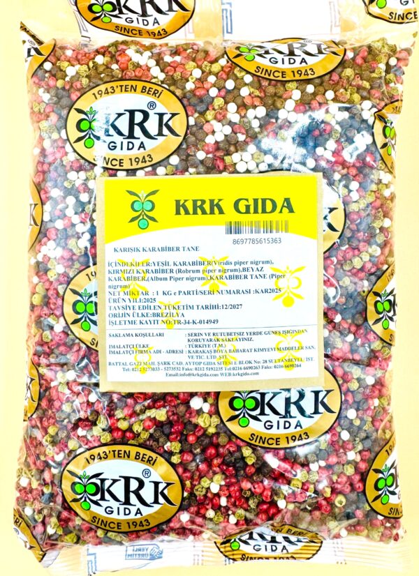 KRK GIDA KARIŞIK KARABİBER TANE