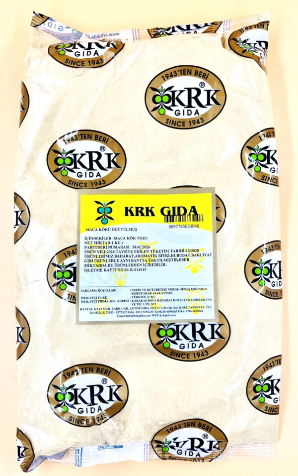 KRK GIDA MACA KÖK ÖĞÜTÜLMÜŞ