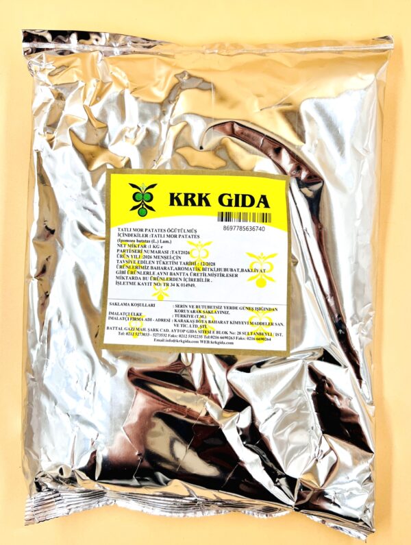 KRK GIDA TATLI MOR PATATES ÖĞÜTÜLMÜŞ