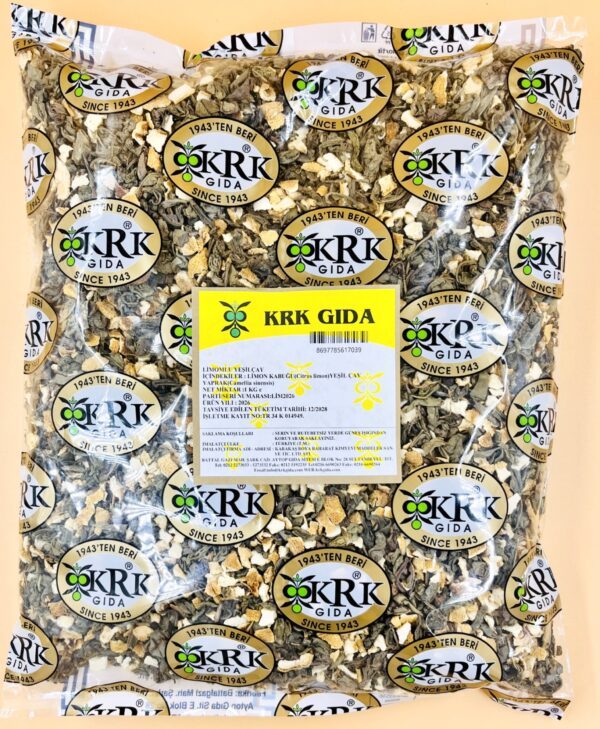 KRK GIDA LİMONLU YEŞİL ÇAY