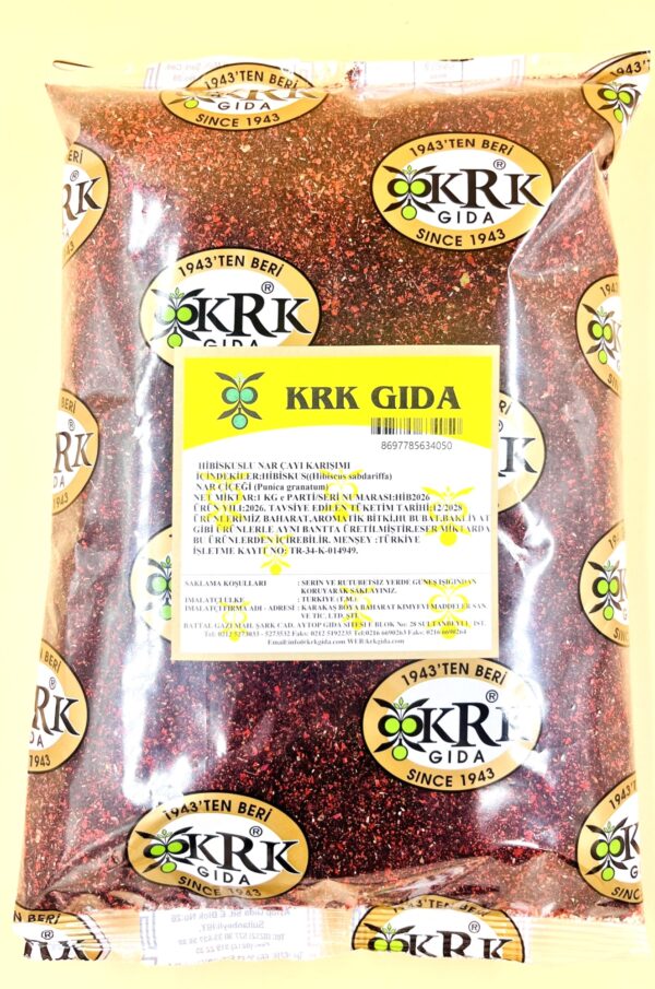 KRK GIDA HİBİSKUSLU NAR ÇAYI KARIŞIMI