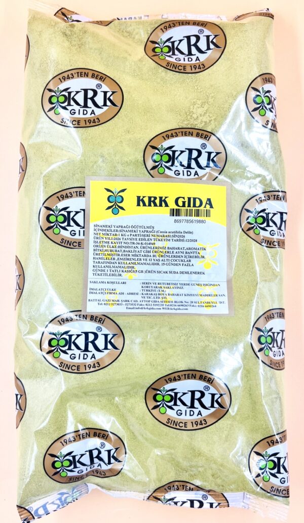 KRK GIDA SİNAMEKİ YAPRAĞI ÖĞÜTÜLMÜŞ