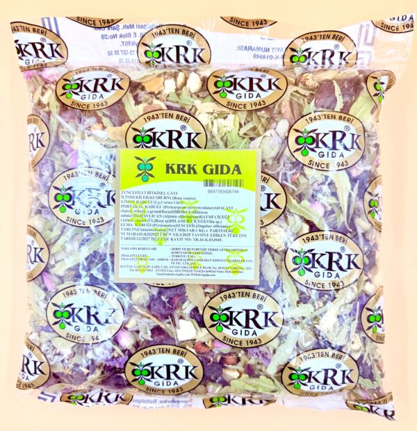 KRK GIDA ZENCEFİLLİ BİTKİSEL ÇAYI – KIŞ ÇAYI