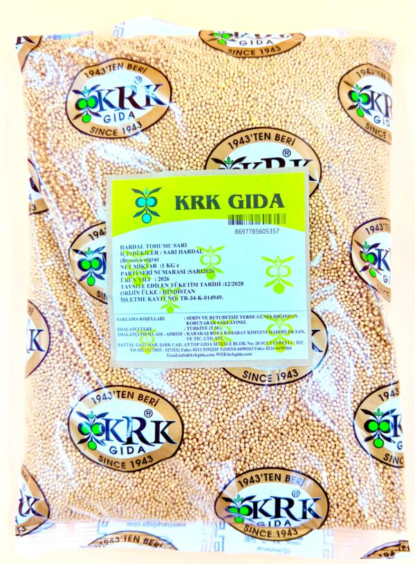 KRK GIDA HARDAL TOHUMU SARI