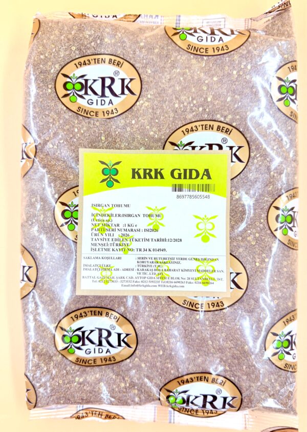 KRK GIDA ISIRGAN TOHUMU