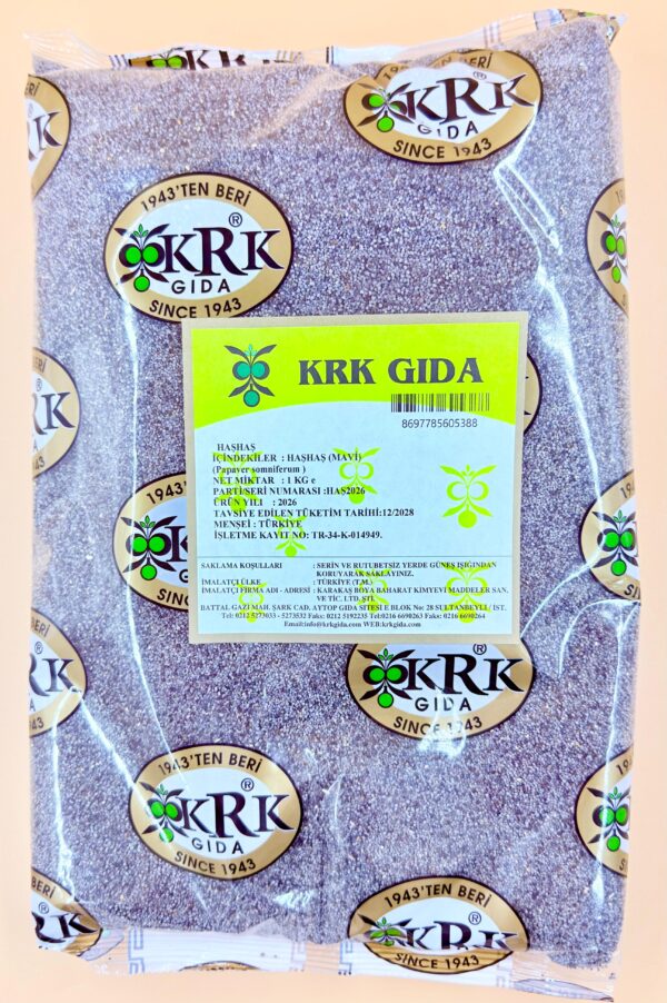 KRK GIDA HAŞHAŞ BEYAZ