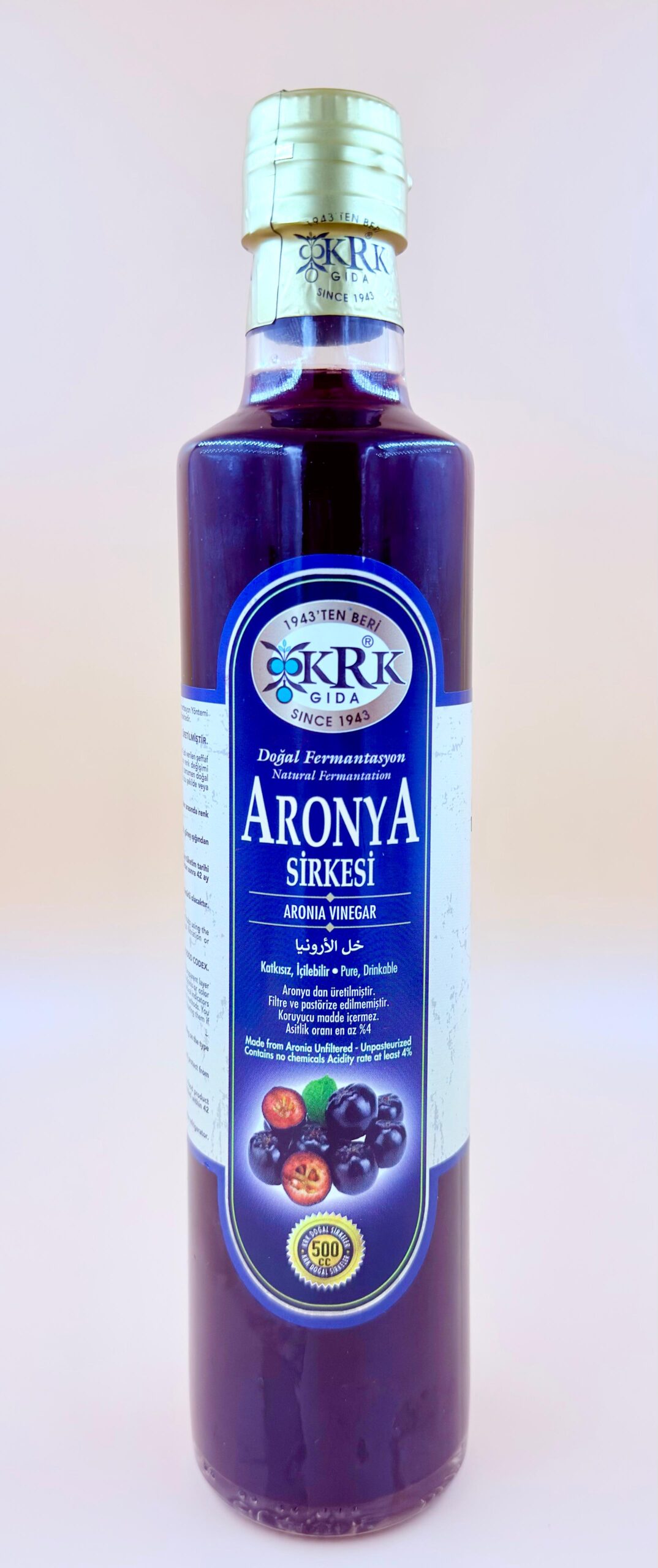 WhatsApp Image 2026-02-23 at 11.34.18 KRK GIDA ARONYA SİRKESİ (ARONIA VİNEGAR) - Görsel 1