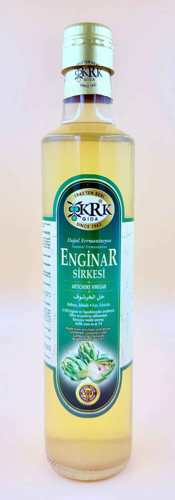 KRK GIDA ENGİNAR SİRKESİ (ARTICHOKE VINEGAR)