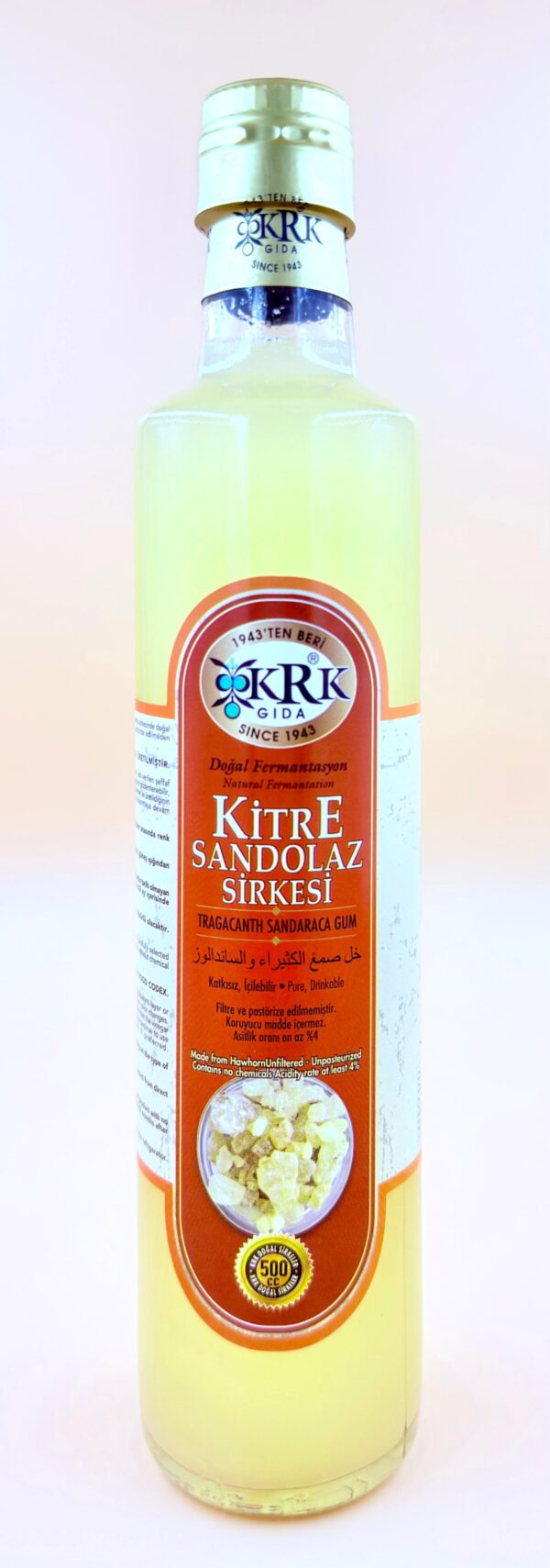 KRK GIDA KİTRE SANDAROZ SİRKESİ (TRAGACANTH SANDARACA GUM VINEGAR)