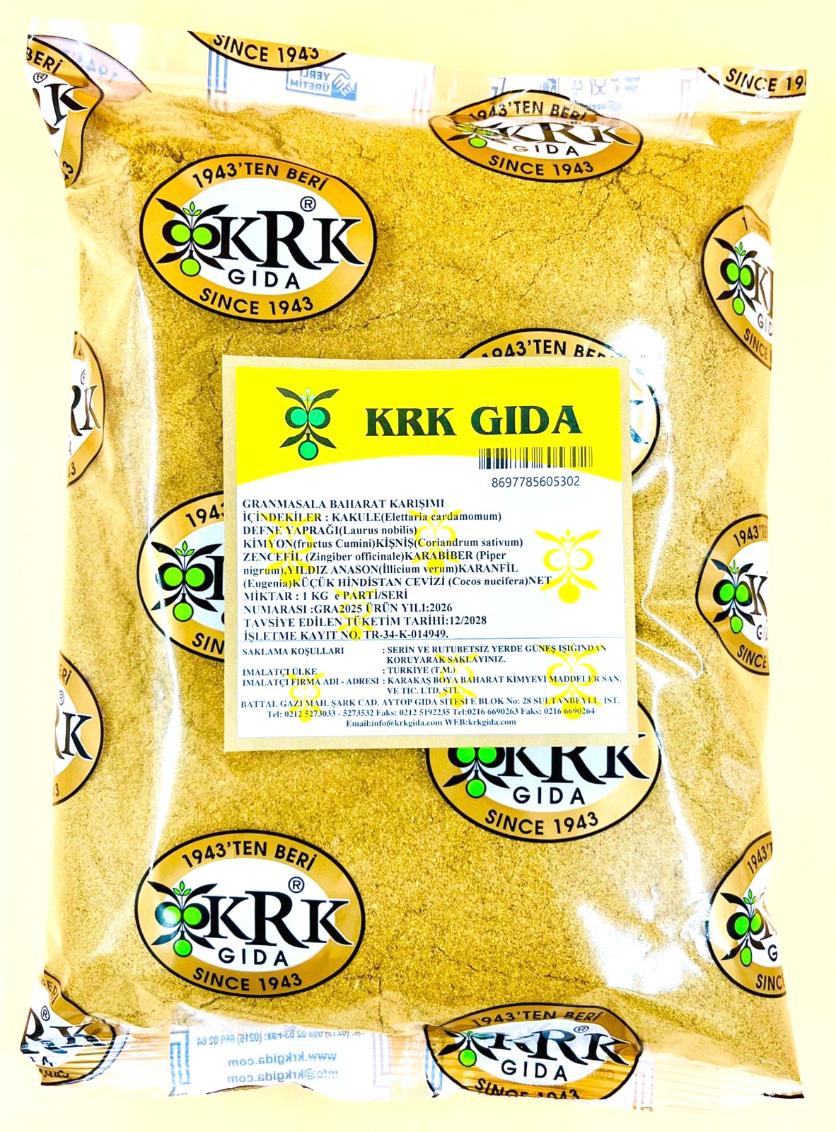 WhatsApp Image 2026-03-27 at 12.26.52 KRK GIDA GRANMASALA BAHARAT KARIŞIMI - Görsel 1
