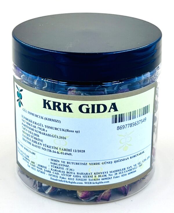 KRK GIDA GÜL TOMURCUK KIRMIZI 75GR