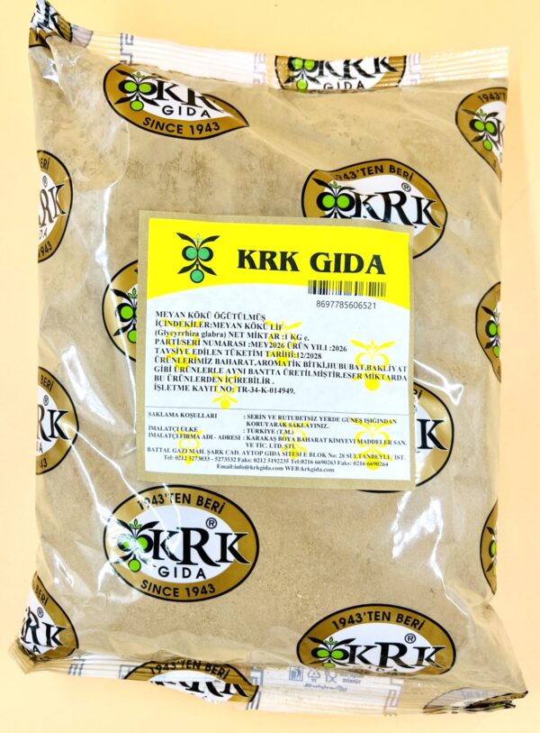 KRK GIDA MEYAN KÖKÜ ÖĞÜTÜLMÜŞ