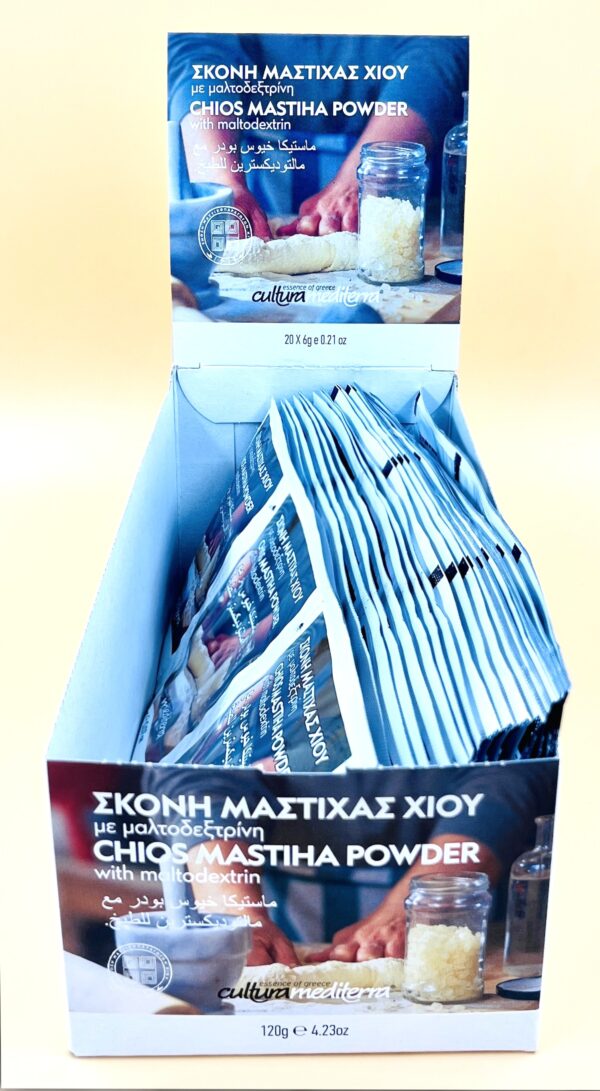 MASTİHA DAMLA SAKIZI TOZU 120 GRAM MALTODEKSTRİNLİ (6GR X 20 ADET)