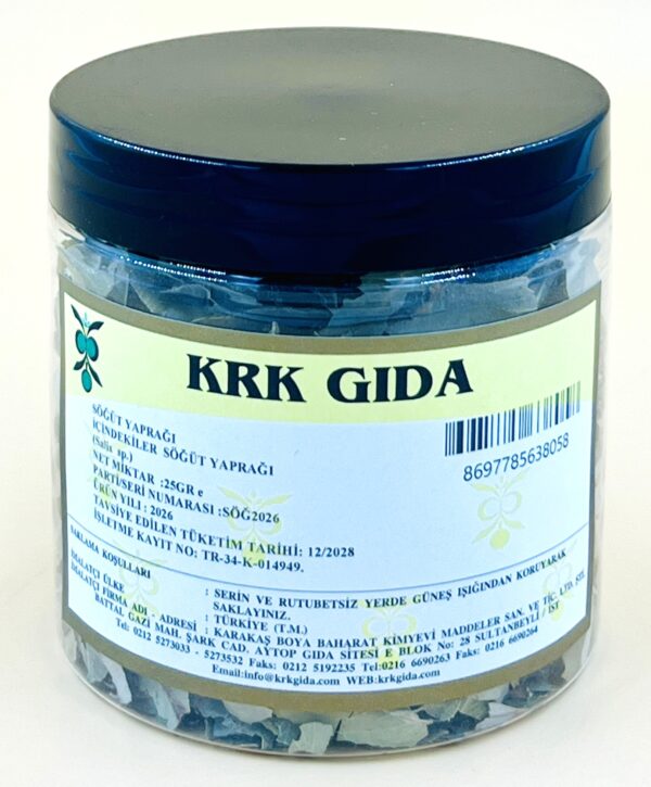 KRK GIDA SÖĞÜT YAPRAĞI 25GR