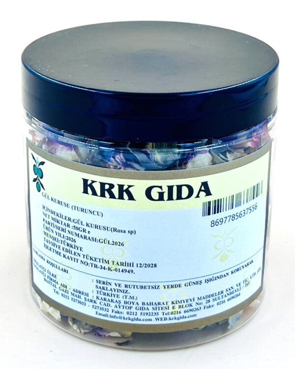 KRK GIDA GÜL KURUSU TURUNCU 50GR