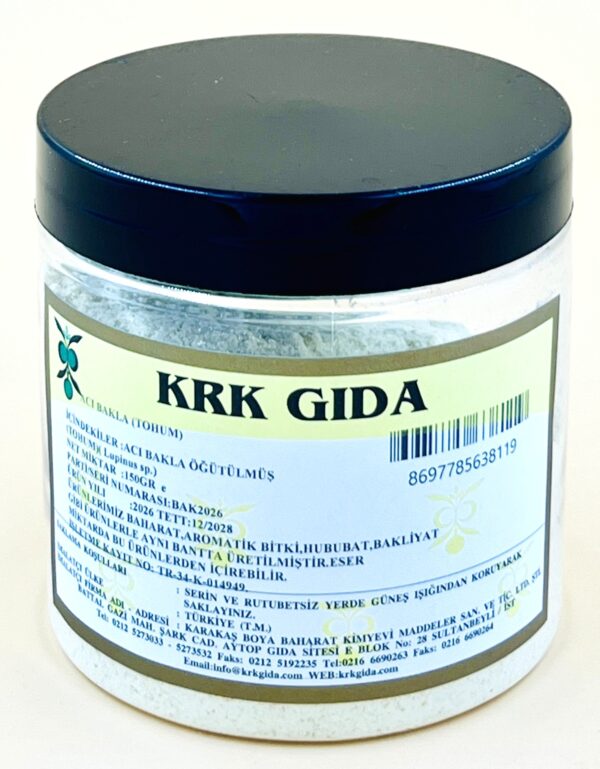KRK GIDA ACI BAKLA (TOHUM) ÖĞÜTÜLMÜŞ 150GR