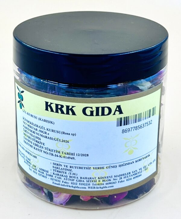 KRK GIDA GÜL KURUSU (KARIŞIK) 50GR