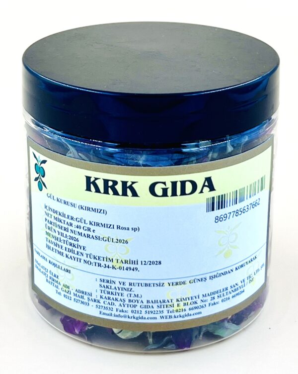 KRK GIDA GÜL KURUSU KIRMIZI 40GR