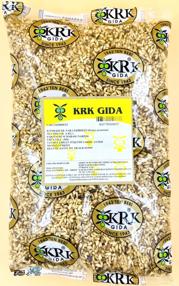 KRK GIDA NAR ÇEKİRDEĞİ YERLİ
