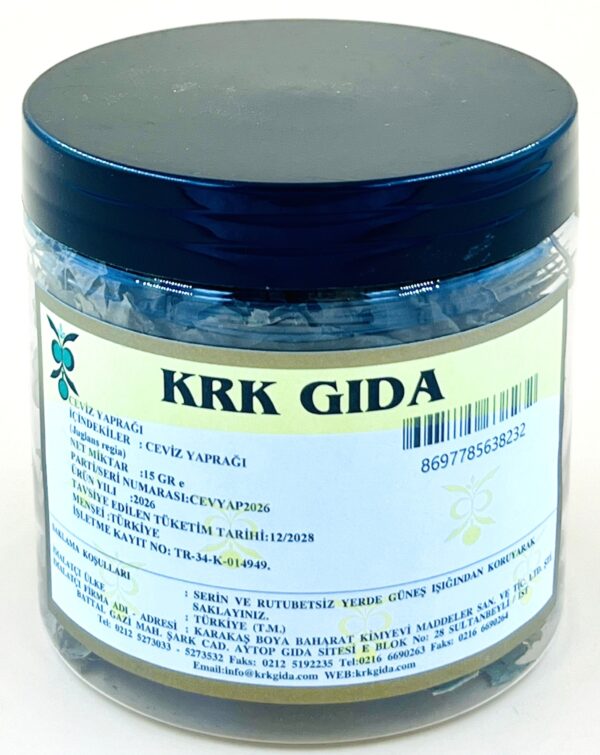 KRK GIDA CEVİZ YAPRAĞI 15GRAM