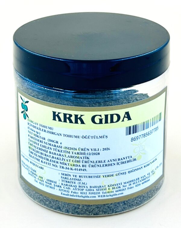 KRK GIDA ISIRGAN TOHUMU ÖĞÜTÜLMÜŞ 200GR