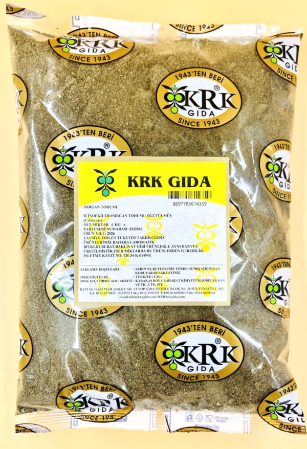 KRK GIDA ISIRGAN TOHUMU ÖĞÜTÜLMÜŞ