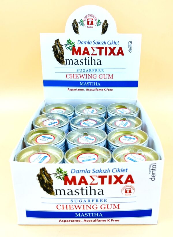 DIRKALI MASTHA DAMLA SAKIZLI CİKLET (1 KUTU = 12 ADET 20GRAM KÜÇÜK KONSERVE) (CHEWİNG GUM)
