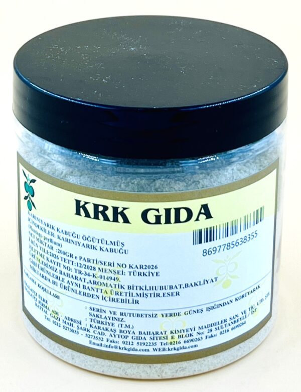 KRK GIDA KARNIYARIK TOHUMU KABUĞU ÖĞÜTÜLMÜŞ 200GR