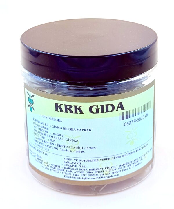 KRK GIDA GİNKO BİLOBA 30GR