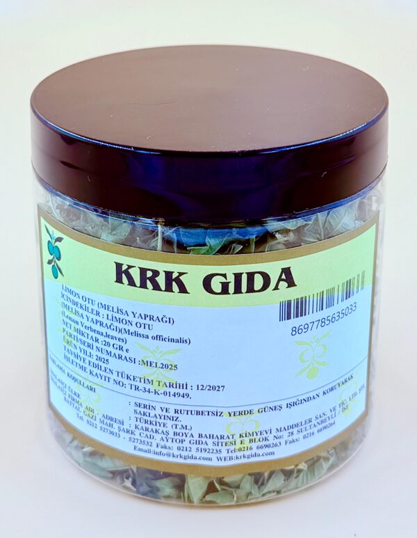 KRK GIDA LİMON OTU (MELİSA YAPRAĞI) 20GR