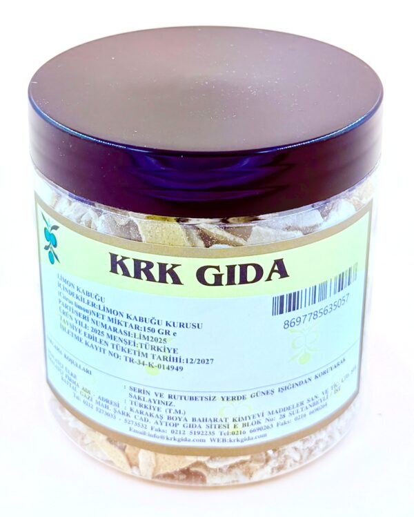 KRK GIDA LİMON KABUĞU KURUSU 150GR