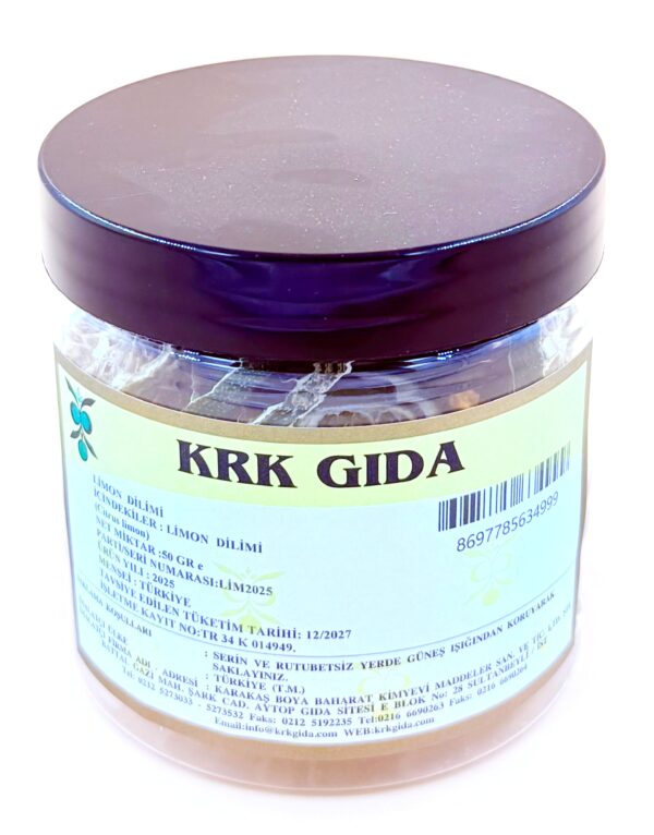 KRK GIDA LİMON DİLİMİ 50GR
