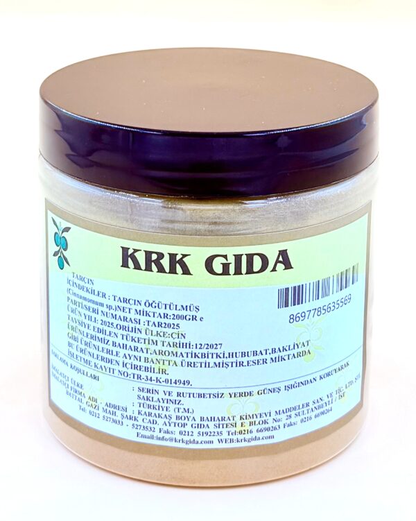 KRK GIDA TARÇIN TOZ 200GR