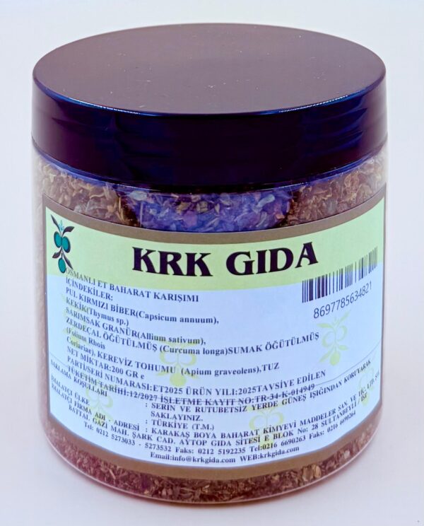 KRK GIDA OSMANLI ET BAHARAT KARIŞIMI 200GR