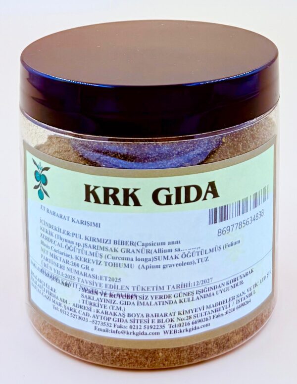 KRK GIDA ET BAHARAT KARIŞIMI 200GR